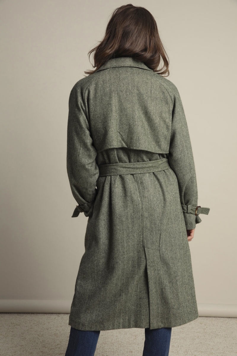 Alexis jocasta outlet belted trench coat