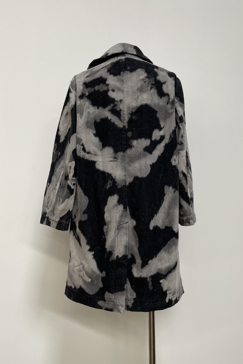 KABASU Suit jacket in gray and black tie&dye - CHARLIE JOE