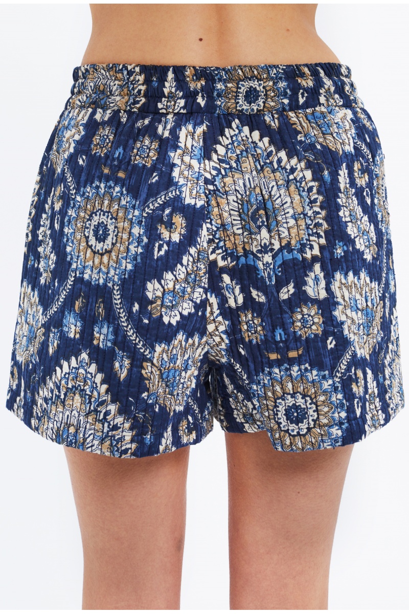 Floral high sales waisted shorts